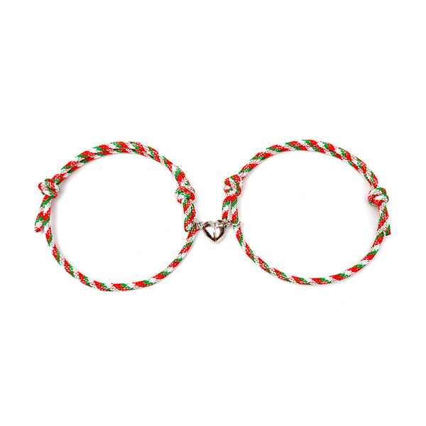 2 Julearmbånd Julehjerte Magnetarmbånd, Juletræ