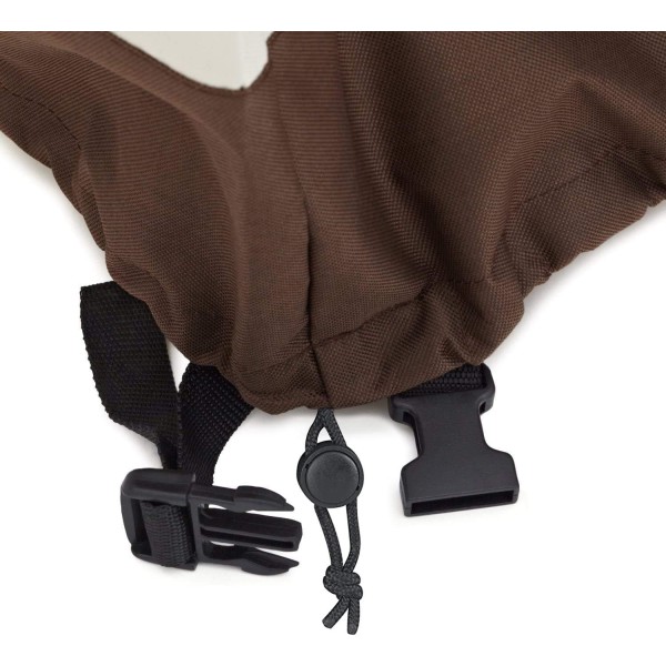 Beige+Ljusbrun 420D Skyddande Överdrag för 3-Sits Soffa