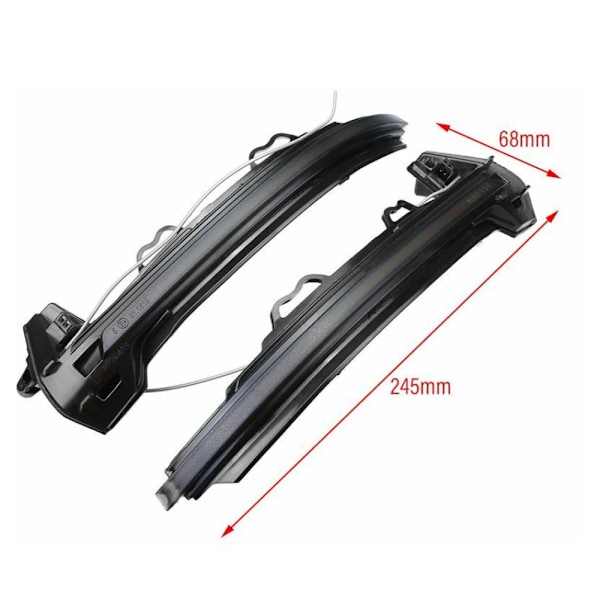 För Audi A4 S4 A5 S5 RS4 RS5 Vattenljus LED A4/S4 B9 2016-201