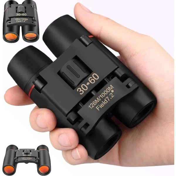 Minikikare 30x60 Kompakt vikteleskop Vattentät för Ad