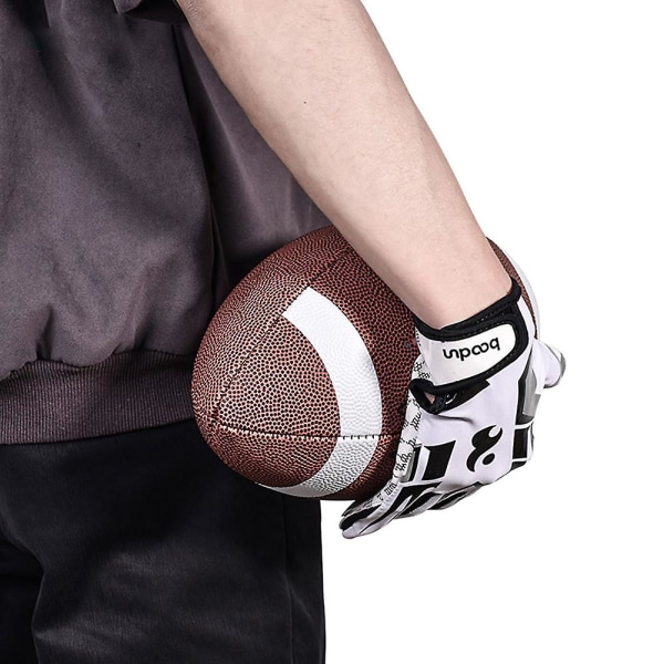 Røde Boodun Unisex Rugby Full American Football Hansker (S)