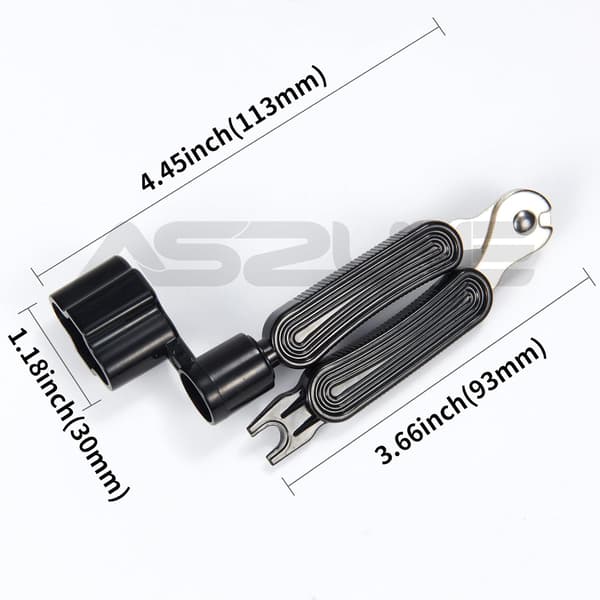 10 stk. Gitarstrengvinder Svart