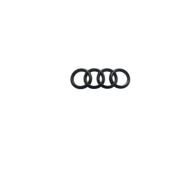 Audi A4L Black Edition Blackline Emblem Logo Ring Svart 14-1