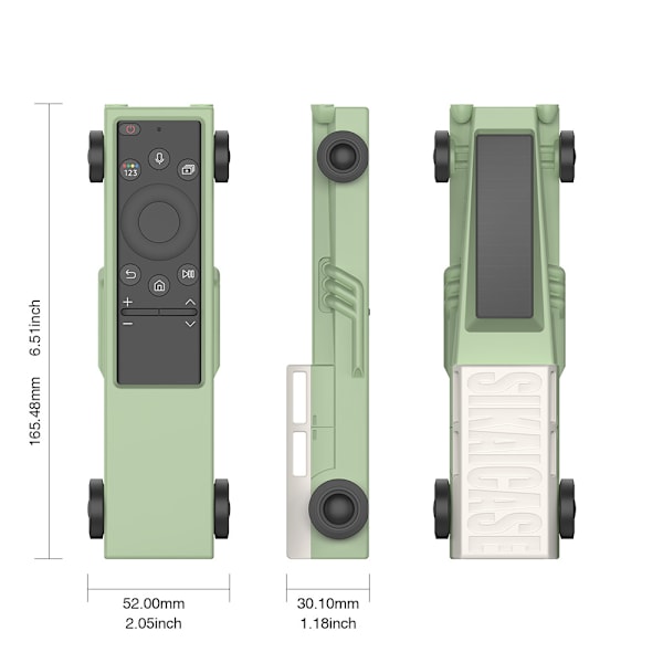(Vihreä+Valkoinen) Suojakuori Samsung Smart Solar Cell Kaukosäätimelle smartone TM2180E/2280E/224