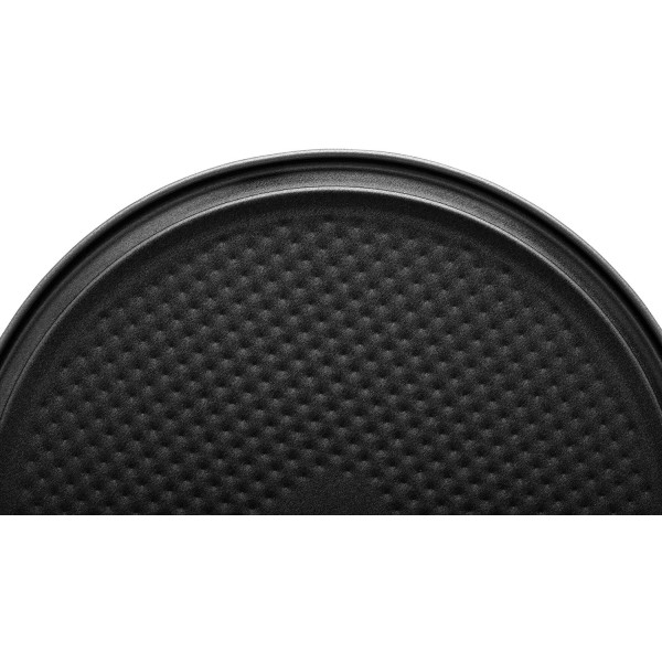 Black.30cm Single-Base Cake Pan, With Drip-Proof Base, Steel With Double Non-Stick Coating