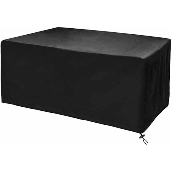 (45x40x25cm, Svart) Överdrag för trädgårdsmöbler, Överdrag för rektangula