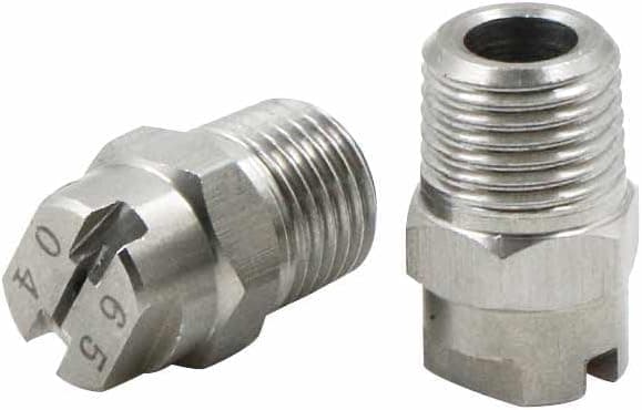 Pieces Trykvaske Sprøjtetips - Sektor Tip Dyseskift Tilbehør Rustfrit Stål 1/4'' Gevindforbindelse 65