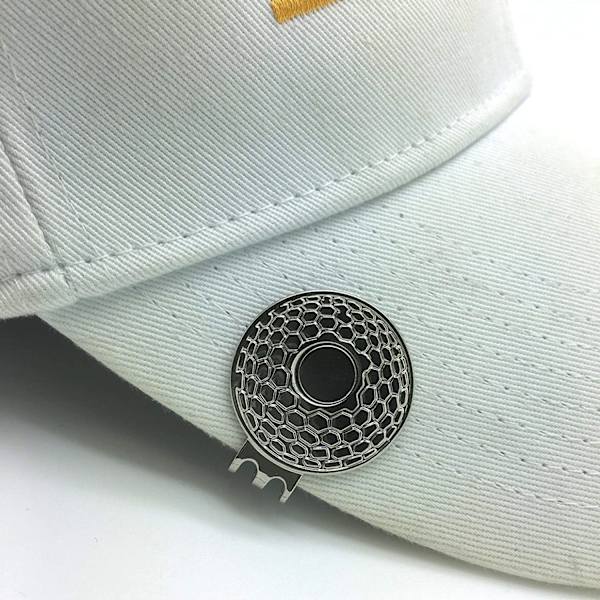 Magneettinen golf-hattupidike 2-pakkaus Bling-golfkärryn pallolla