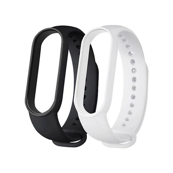 2-pak - Xiaomi Mi Band 5/6 - Multi-farvet silikonearmbånd