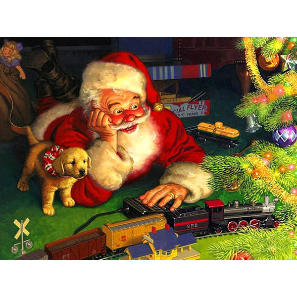 5D juldiamantmålning (30*40) 54