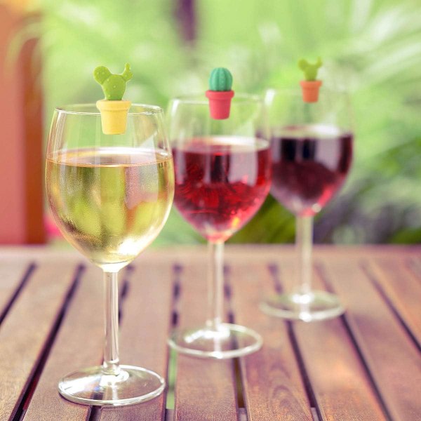 Flaskhållare i glas, 1 st silikonpropp för vinflaskor