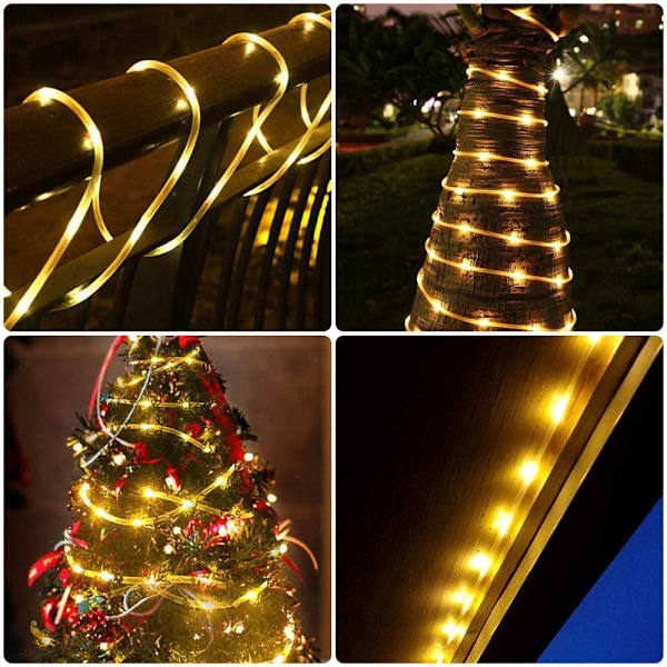 1 Pack USB Laddade LED-Ljusslingor 39.3FT 120 LED-Ljusslingor