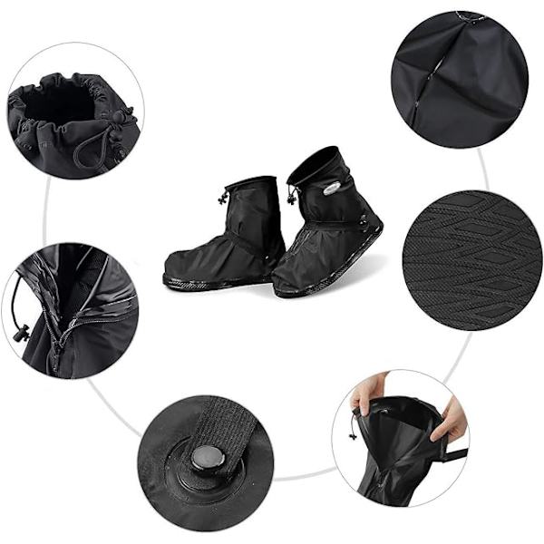 (M)Unisex Regnsko Overtræk, Cykling Cykel Oversko Anti-Slip R