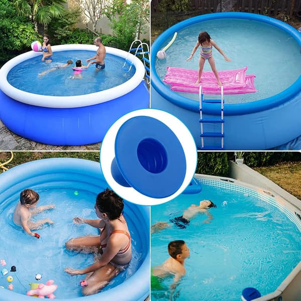 Poolpluggar Poolavtappningspluggar Ersättningspoolpluggar Pooltätningspluggar Poolbottenpluggar Poolpumpsplugg Kompatibel med Intex och Bestway 4 st