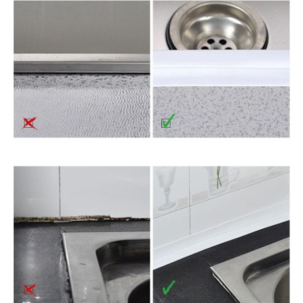3,2m x 3,8cm, bruse- eller badekarsforsegling