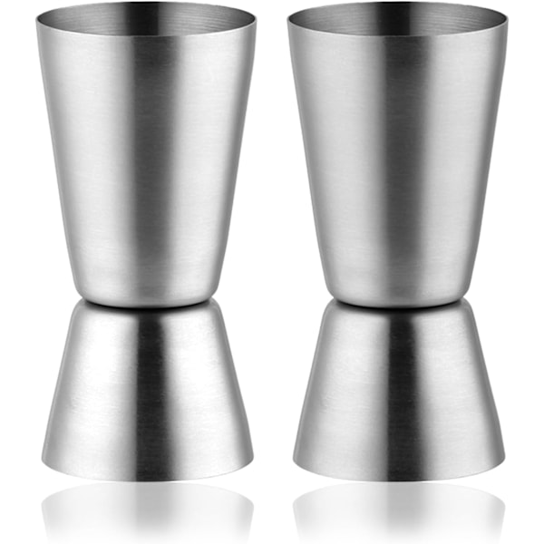 2 stk. Cocktail Jigger, Cocktailmåler 20/40 ml, Dobbelt Jigger
