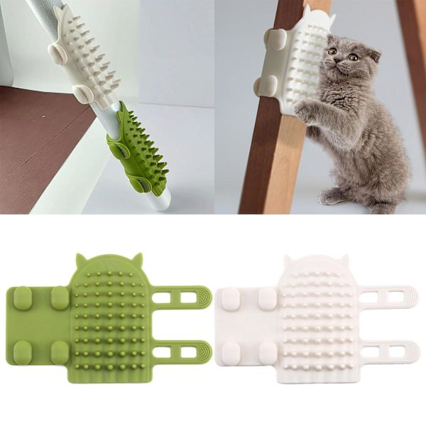 Katteselvrensende Bløde Katte Væghjørne Massager Kattekam Børsten Ansigtet Kildekam Katteplejeforsyning