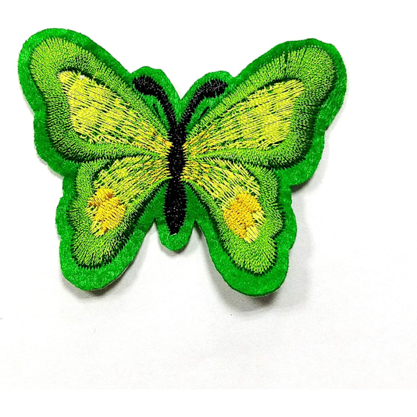 Tilfældige flerfarvede patches, blandet håndlavet patch-sæt