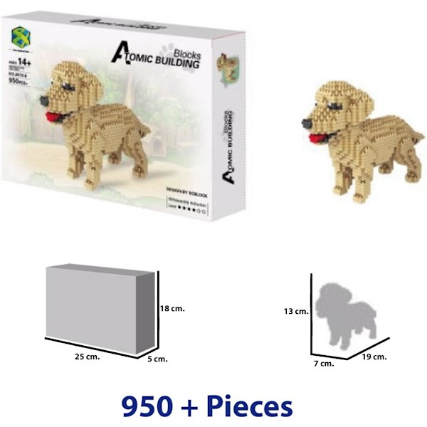 (Jul) Figur til at samle med nanoblocks (stil 2)