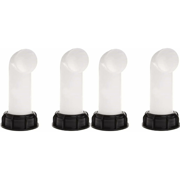 4 st vattenbehållare adapter, vattenbehållare ventil, IBC avloppstank adapter