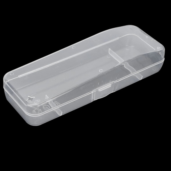 14.5x5x3cm Barberhøvel Etui Bærbar Reise Manuell Barberhøvel Oppbevaringsboks Gjennomsiktig Pustende Barberhøvelhåndtak Beskyttelsesboks for Menn