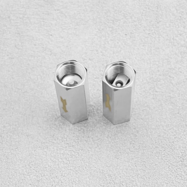 2 kpl 1/8'' Messinki Yksisuuntainen Ilman Takaiskuventtiili Naaraskierre 35mm Kuusikulmainen Pneumaattinen Takaiskuventtiilin Vaihtotarvike Kattilalle ja Paineastialle