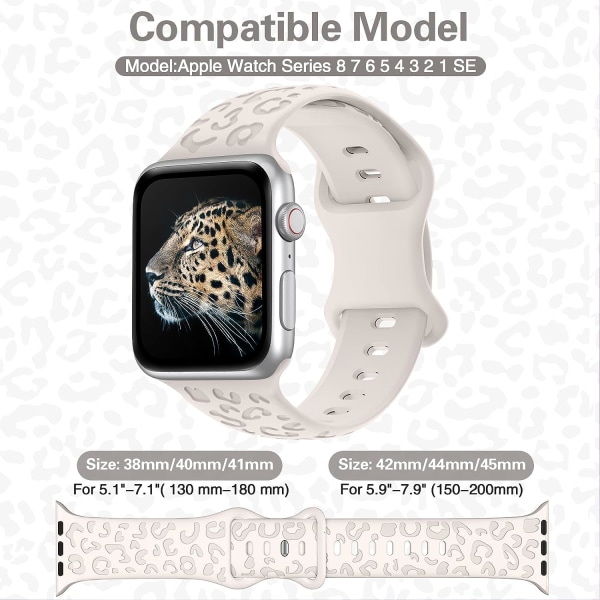 Rose Band kompatibel med Apple Watch Series 38 mm, 40 mm, 41 mm