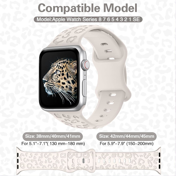 Rose-rannekkeet yhteensopivat Apple Watch -sarjan 38 mm, 40 mm ja 41 mm kanssa