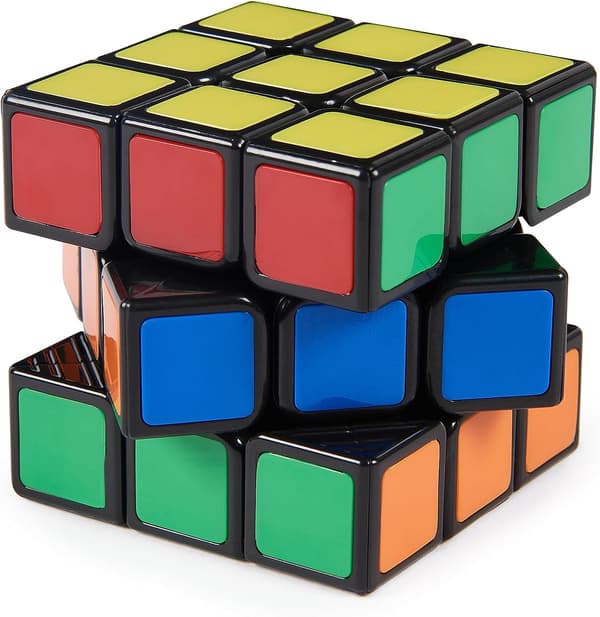 Svart Rubiks kub-set 3 delar