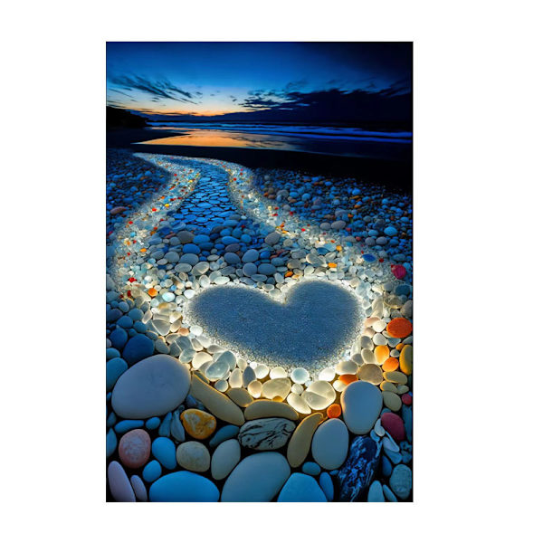 Täysi 5d timanttimaalaus, (30x40cm) Seaside B timanttimaalaus