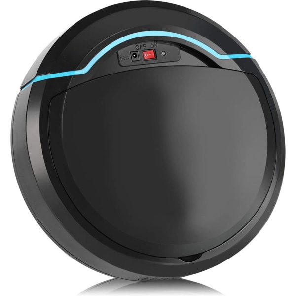 Smart Robot Golvrengörare USB Laddningsbar Rengöringsrobot (Svart)