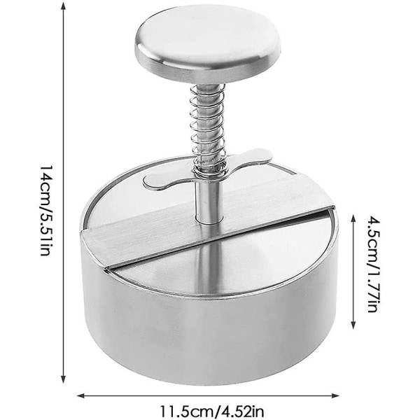 Hamburgerpresse i rustfrit stål Burger Maker Hamburgerform