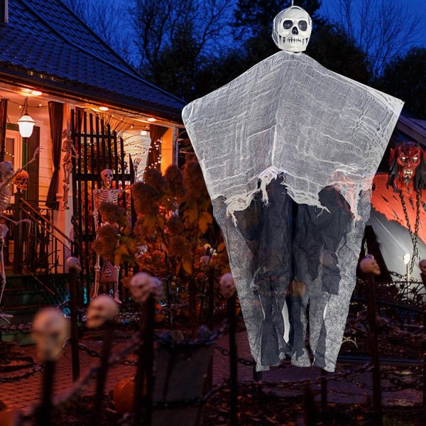 Hengende Halloween-dekorasjoner Spøkelsesdekorasjoner utendørs
