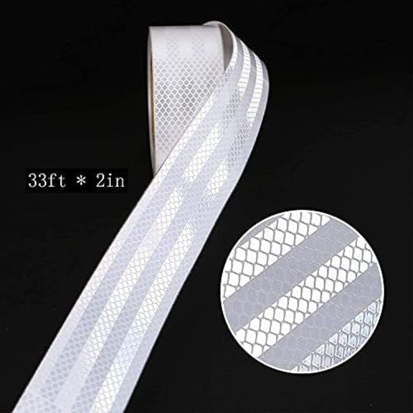 Hvid reflekterende tape 5cm*15m vandtæt reflekterende tape R