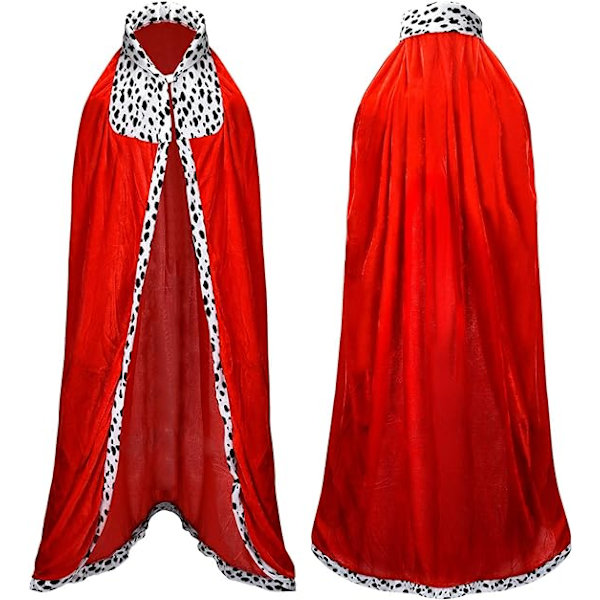 (90cm) Kongens Kappe Kostume Sceneoptrædener til Halloween Julekostumefest Tilbehør Sort D