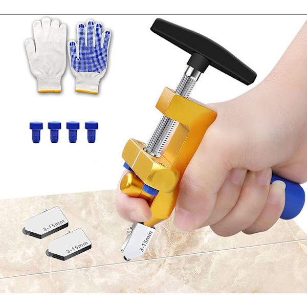 2 i 1 manuell kakelskärare, professionellt glasskärare kit, en-sto