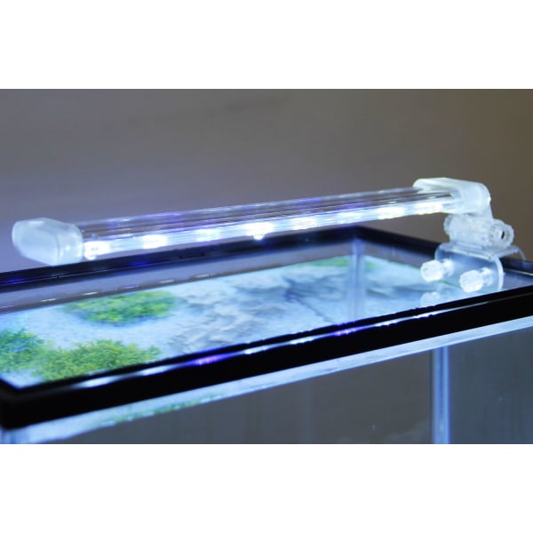(12cm) Upotettava LED-akvaariolamppu kasveille valkoinen ja sininen valo 3W