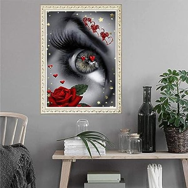 (30*40) Timanttimaalaus, 5D Timanttimaalaus DIY-setti