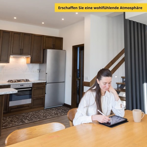 LED-infällda spotlights för badrum, 5-pack