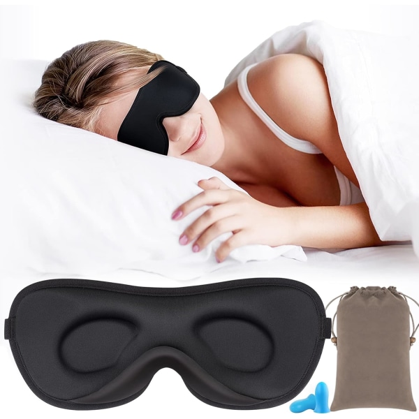 Blue Dream Masque de nuit de luxe, mask de sommeil occultant