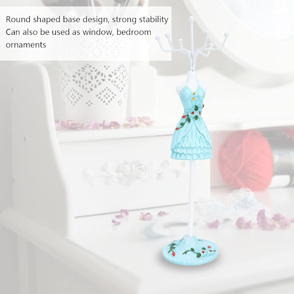 Mannequin smykkedisplay (Stil 3), ørepynt halskjede ring smykkerholder displaystativ prinsesse Dres