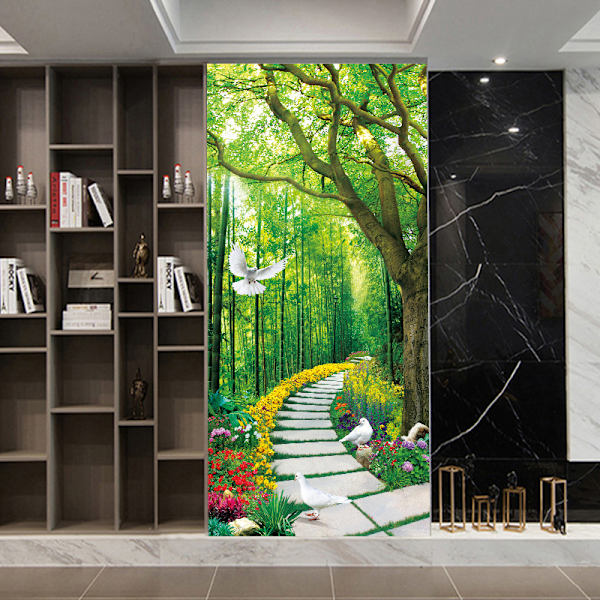 (38,5*200cm*2stk) 3D-effekt plakat dørklistremerke 34