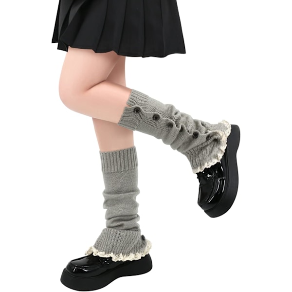 Naisten ja tyttöjen jalkasukat, japanilainen Lolita-tyyli, pitkät, söpöt neulotut sukat, goottilainen Harajuku-tyyli, jalkasuojat, sukkahousut
