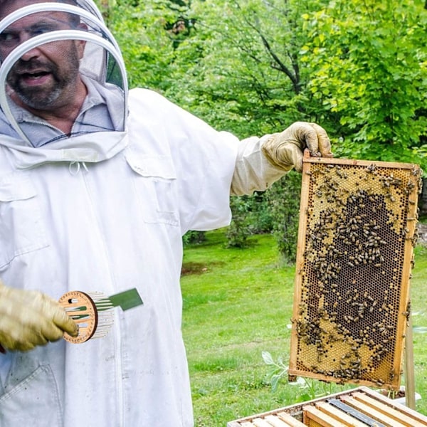 2 st Box Biodling Nålbur Biodling Honungsbur Isolationsbur Rör Drottningfångare Biodlingsutrustning Markör Biodlingsmaterial Rostfritt Stål