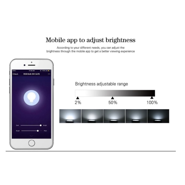 RGB Färgförändrande LED-strålkastare 100W Ekvivalent Utomhus