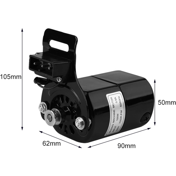 Symasكين خياطة, محرك ماكينة خياطة منزلية 220 فولت 100 وات 7000 دورة في الدقيقة K-قوس 0.5 أمبير قابس الاتحاد الأوروبي