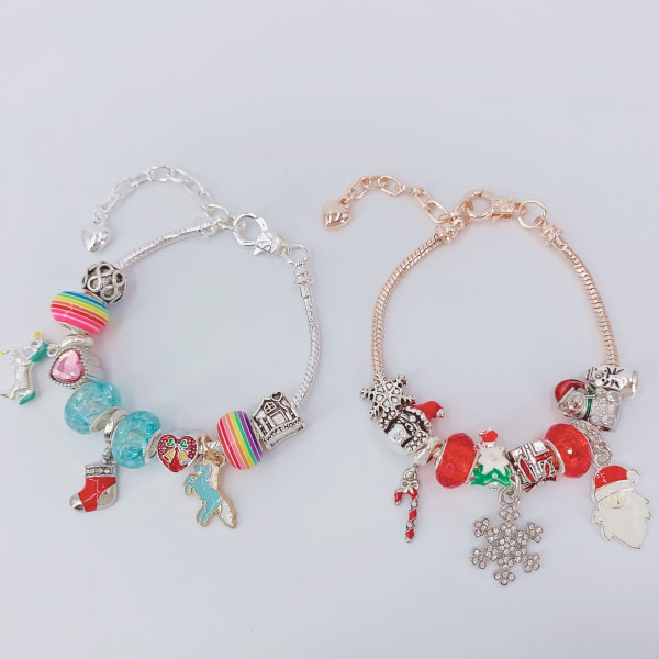 Julekalender Gaveæske Sæt diy Perle Armbånd Cre
