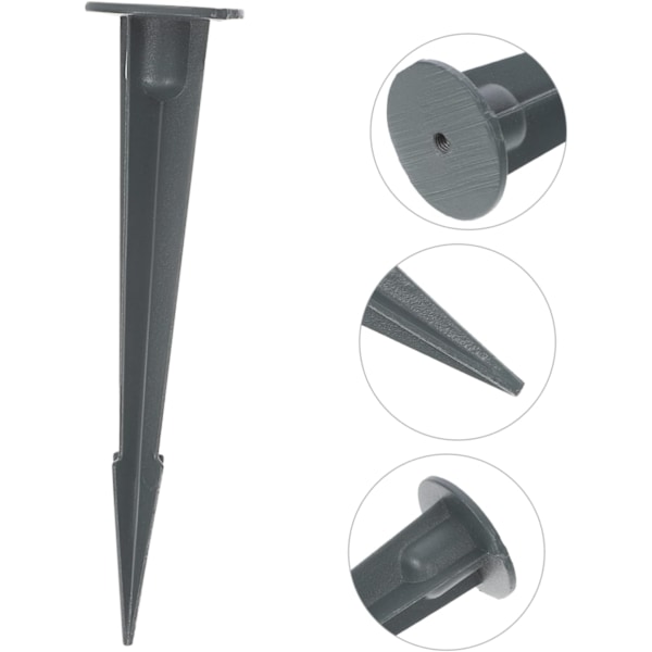 Pieces Græsplænelampe LED Floodlight Udendørs Spotlights Havetilbehør Havetilbehør Udendørs Solcellelampe Udendørs Solcellelys Jul Metal