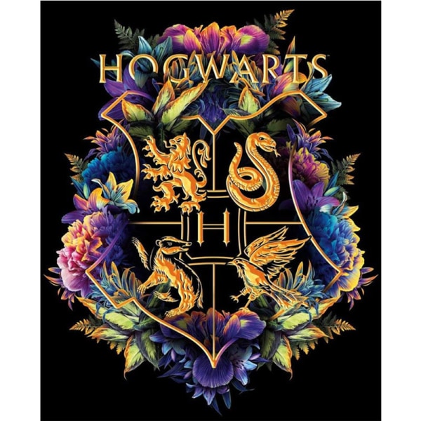 30*40 CM Hogwarts 5D gør-det-selv diamantmalerisæt komplet sæt til A