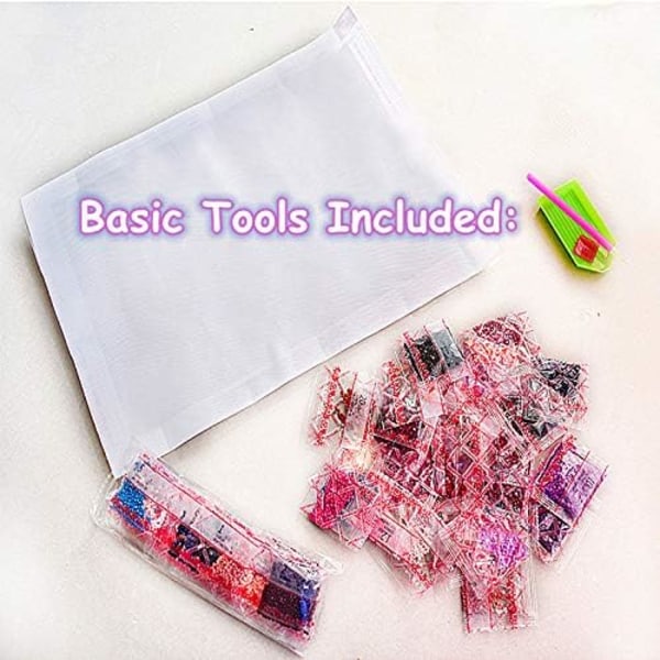 30*40 CM 5D DIY Diamantmålning Kits Efter Nummer, Inspiratio